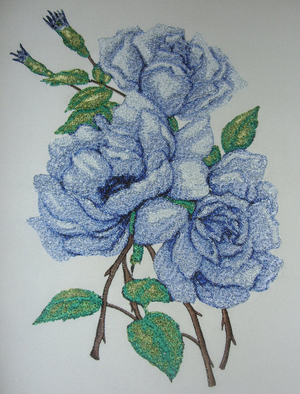 Голубые розы