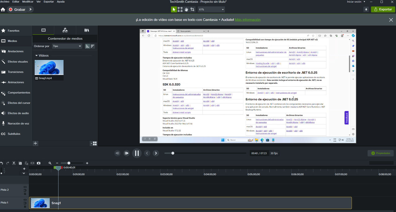 español - TechSmith Camtasia Studio 2023 v23.4.1 Build 50334 [Multilenguaje (Español)][Grabación y edición ... 3