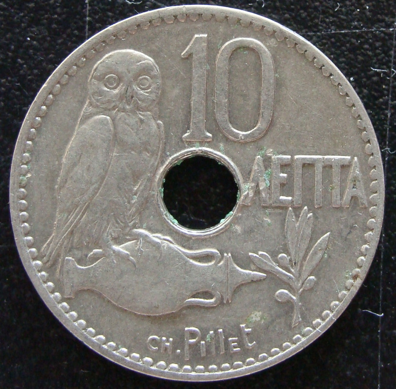 ¡¡Mis normalitas!! 10 Lepta. Grecia (1912) GRE-10-Lepta-1912-rev