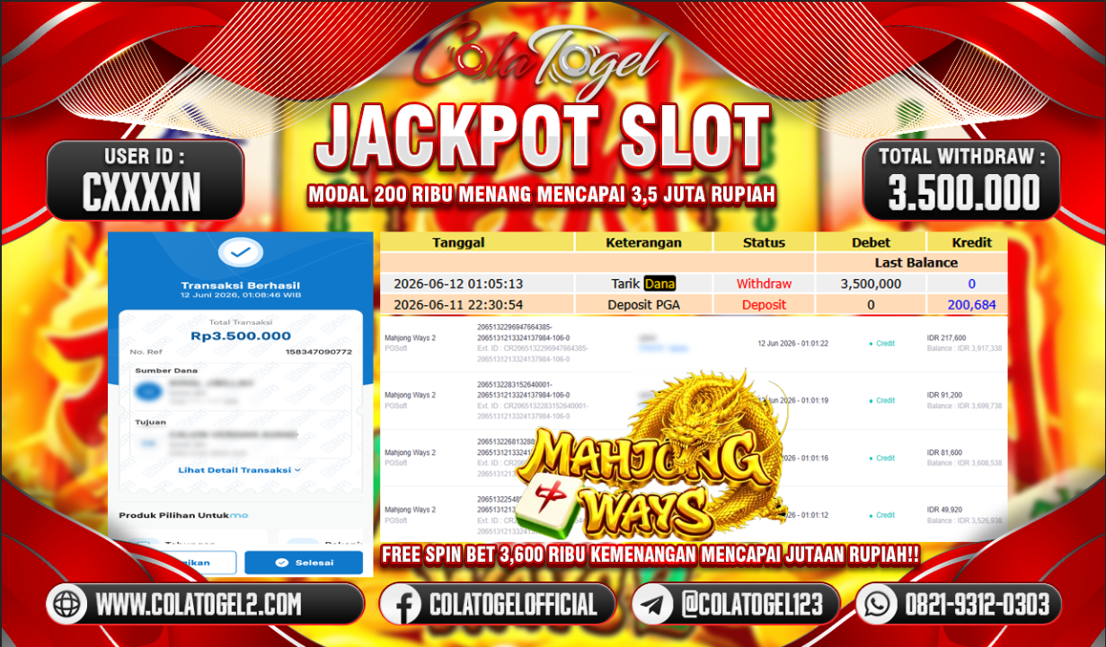 JACKPOT SLOT GACOR!!