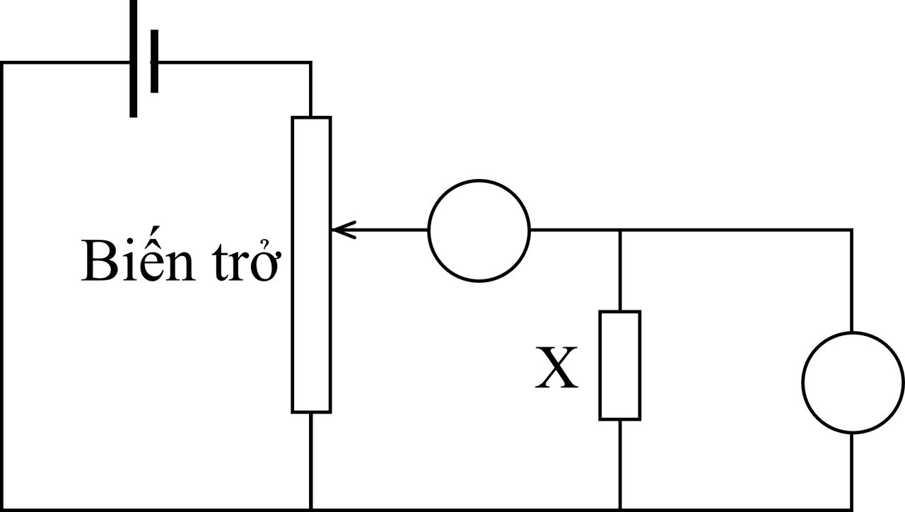 Đề thi học sinh giỏi Vật lý 12 chương trình GDPT 2018 gắn với các tình huống thực tiễn - Mạch điện có biến trở