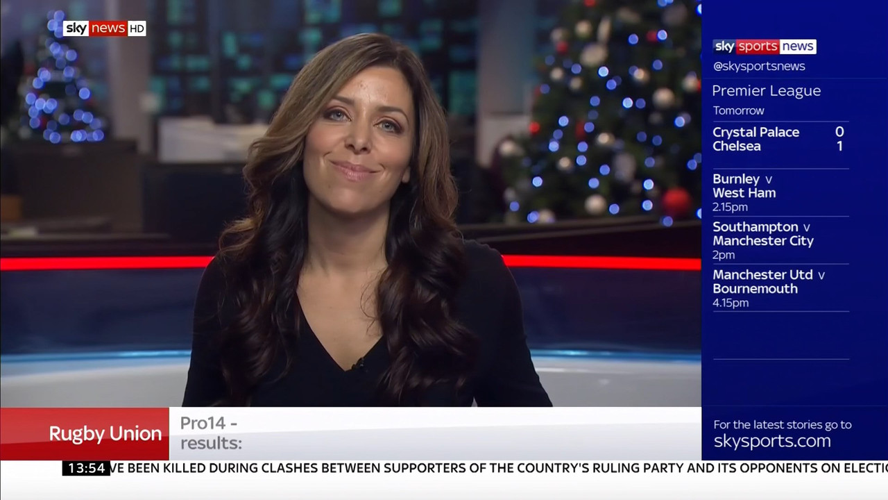 30 December - 13.00.00 - Sky News. Live coverage of main weekend