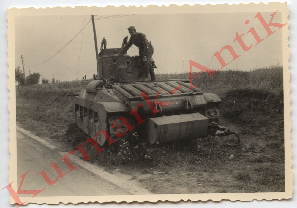 Foto Wehrmacht Frankreich Dünkirchen Front Beute