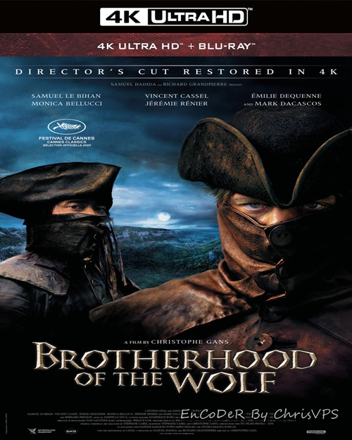 Braterstwo wilków / Brotherhood of the Wolf (2001) MULTI.HDR.DoVi.Hybrid.2160p.BDRemux.TrueHD.7.1.Atmos.AC3-ChrisVPS / LEKTOR i NAPISY