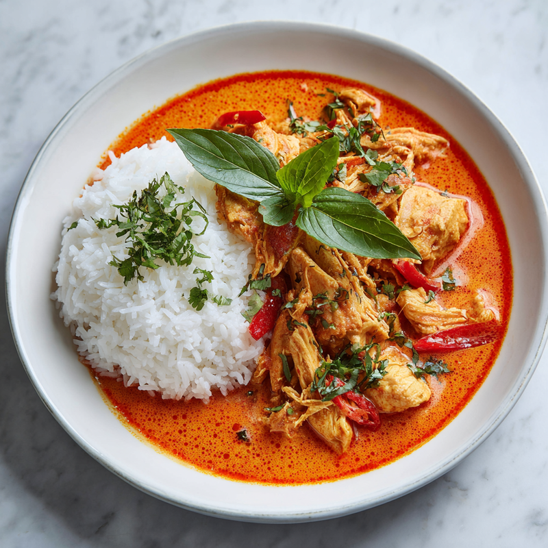 Curry Chu Chi con Pollo