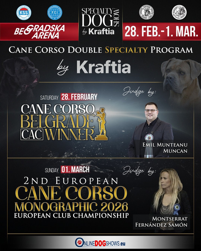 2nd European Cane Corso Club Championship 2026