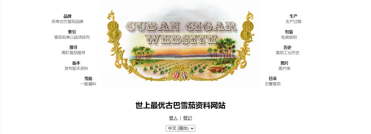 世上最优古巴雪茄资料网站-本网站