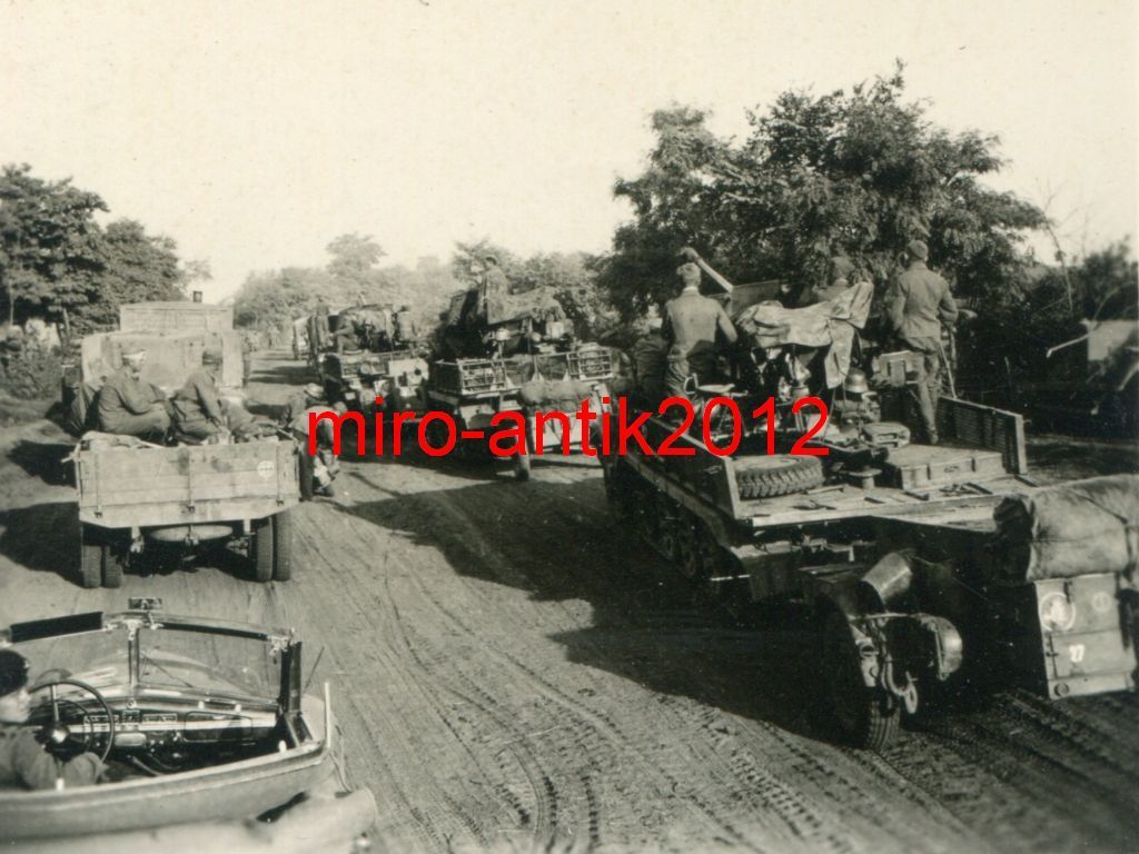 Wehrmacht, Sdkfz, Halbkette mit Pakgeschütz, Vor