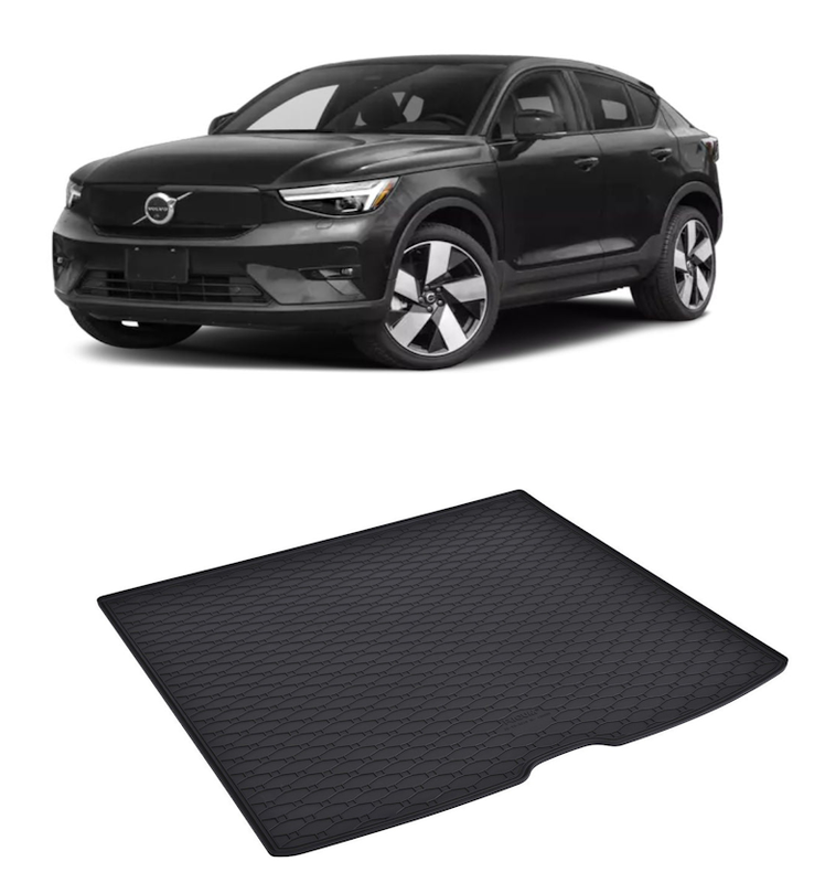 Tavita auto VOLVO C40 Recharge 2021-prezent, protectie portbagaj, Cri-Flo, din cauciuc 100%, compatibil cu autoturismul VOLVO C40 Recharge