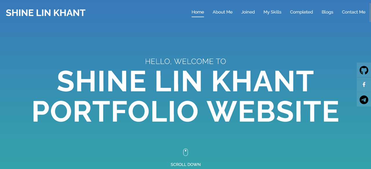 Portfolio Website with Chatbot