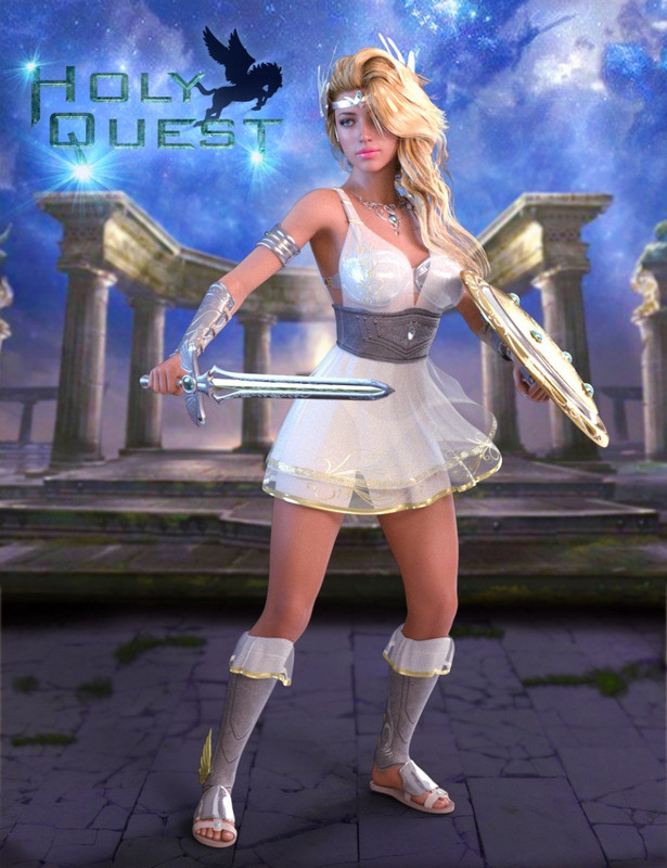 Holy Quest Outfit for Genesis 8 Female(s) Holy Quest Outfit for Genesis 8 Female(s)