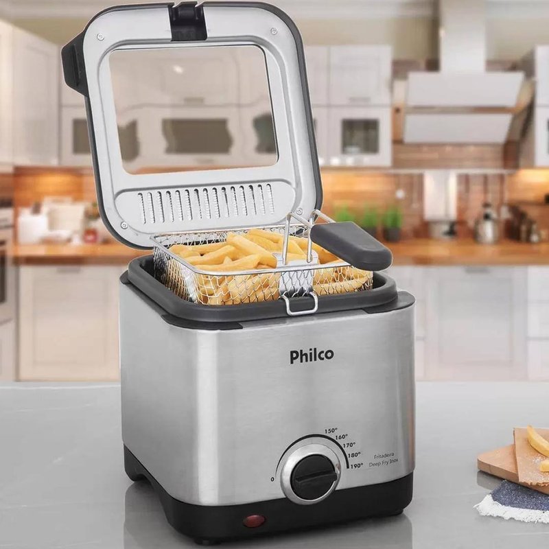 Fritadeira Philco Deep Fry 1.8L Inox