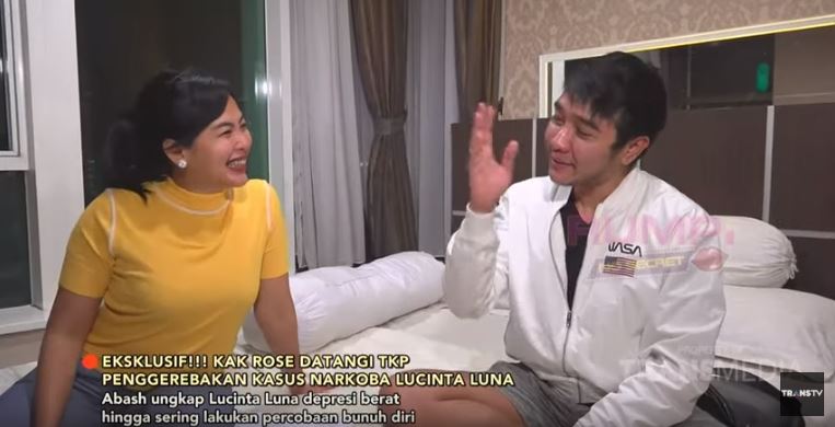 Abash menceritakan kondisi Lucinta Luna selama berada di tahanan.