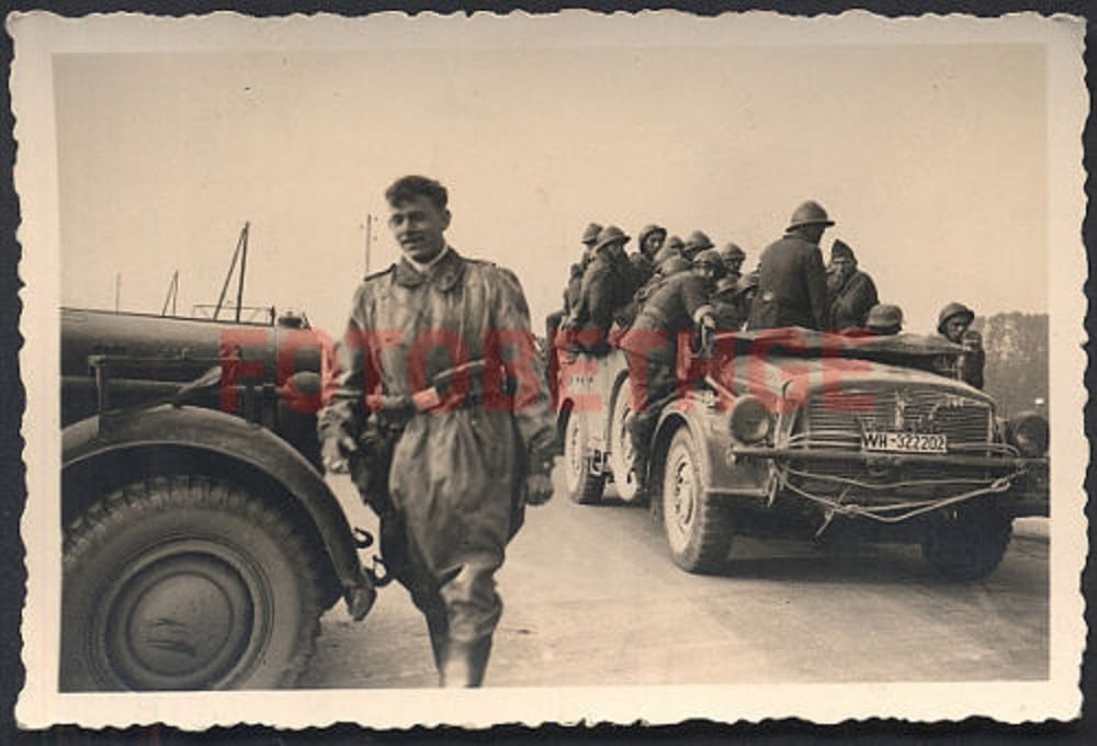 Schwerer Einheits Pkw Horch 108 1a mit Stützachs