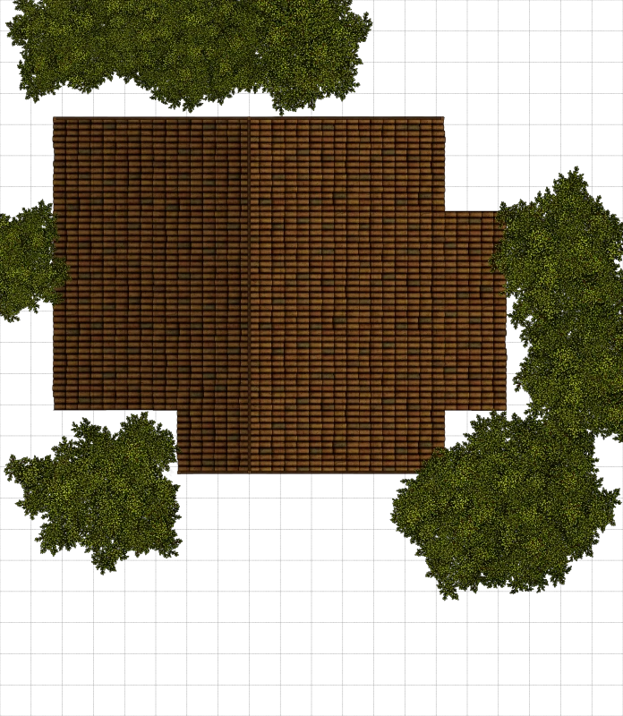 Armory roof 20x23 grid