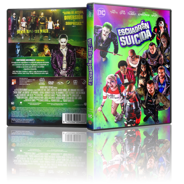 Portada - Escuadrón Suicida [DVD9Full] [Pal] [Cast/Ing] [Sub:Varios] [Fantástico] [2016]