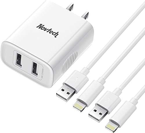 Amazon: Pack 2 Cables Iphone de 2 metros MFi Certificado + 1 Cargador Lightning
