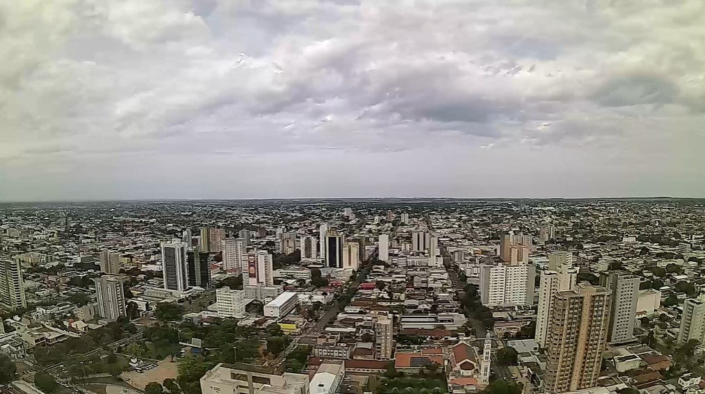Campo Grande nesta manhã de domingo