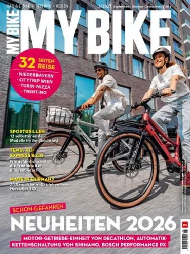 Cover: MyBike Fahrradmagazin September-Oktober No 05 2025