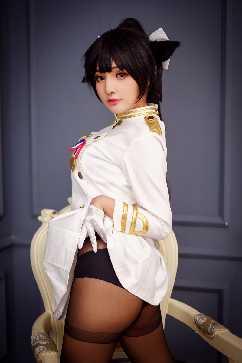 MiMi Chan 高雄 × 爱宕 Cosplay 碧蓝航线双人写真【23P-66M】插图3