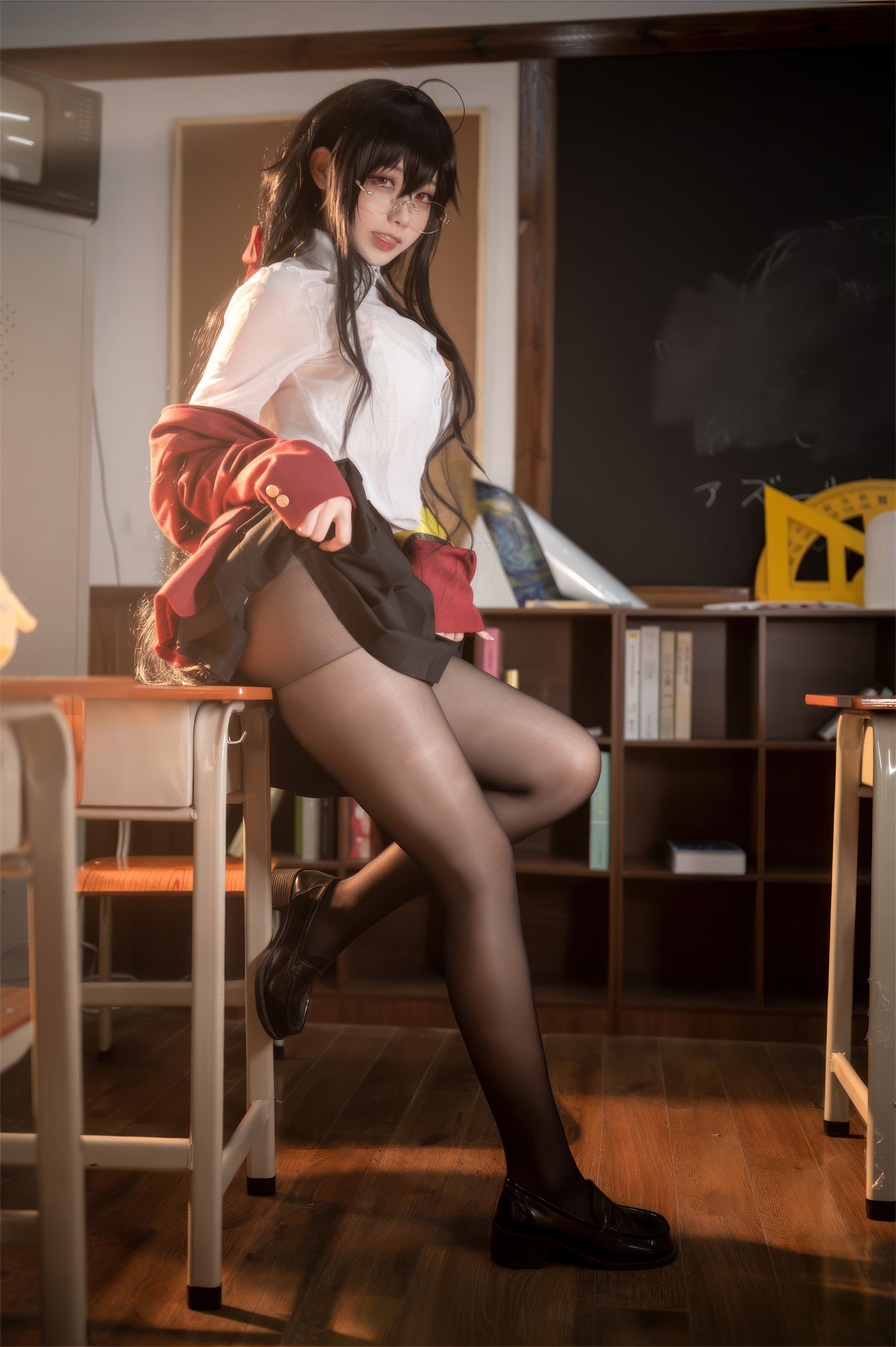 安食Ajiki 碧蓝航线大凤JK写真集 – 动漫COS & 制服美少女 [41P-281.6M]插图2