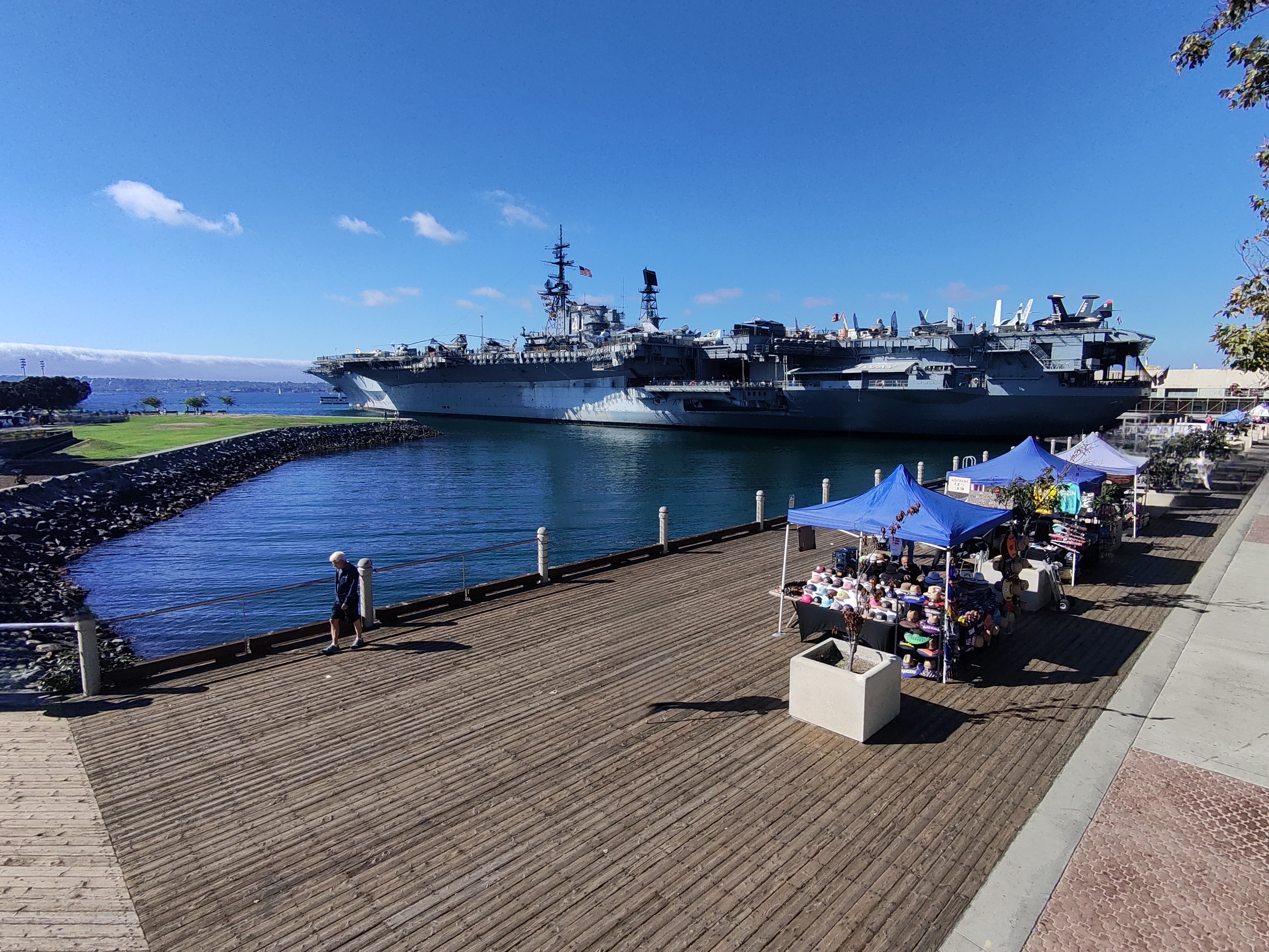 USS Midway waterfront