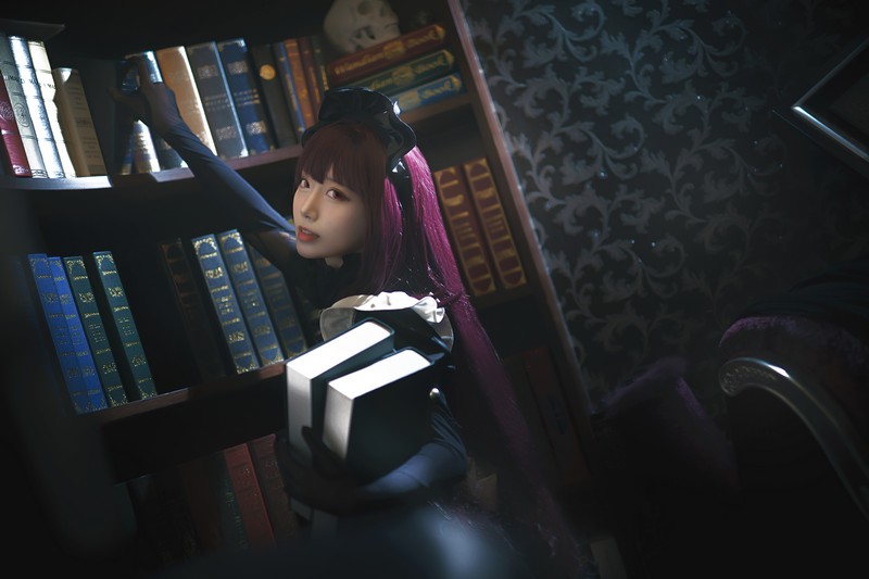 切切Celia 斯卡哈女仆 Scathach Cosplay Fate Grand Order 写真 14P插图2