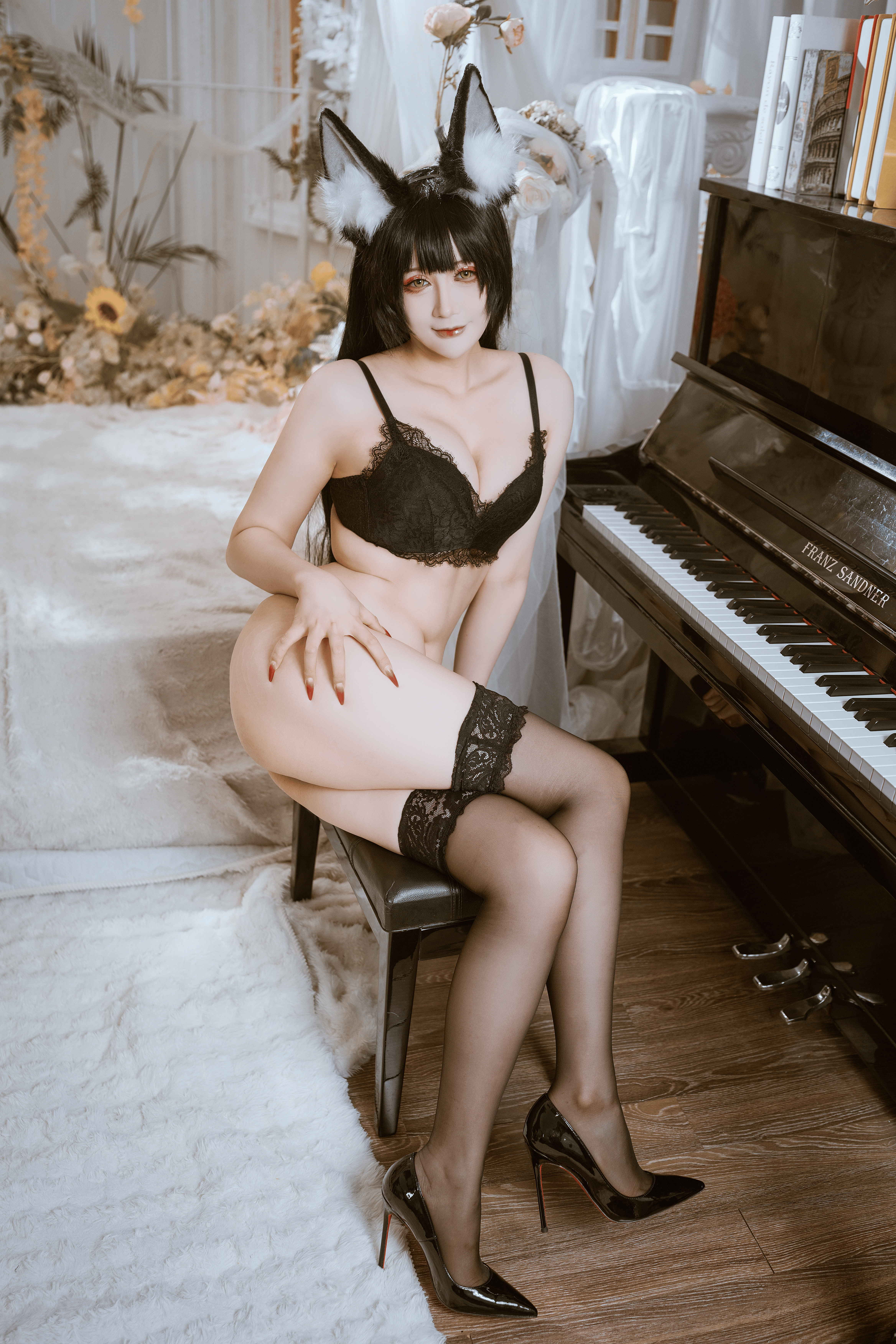 兔胖胖min – 碧蓝航线 武藏 花嫁 Cosplay 高清写真集（40P-883.9MB）插图6