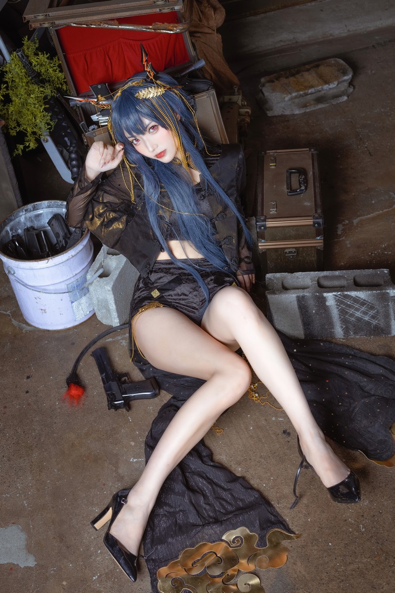 切切Celia 明日方舟 陈 音律联觉 Cosplay 写真 12P插图2