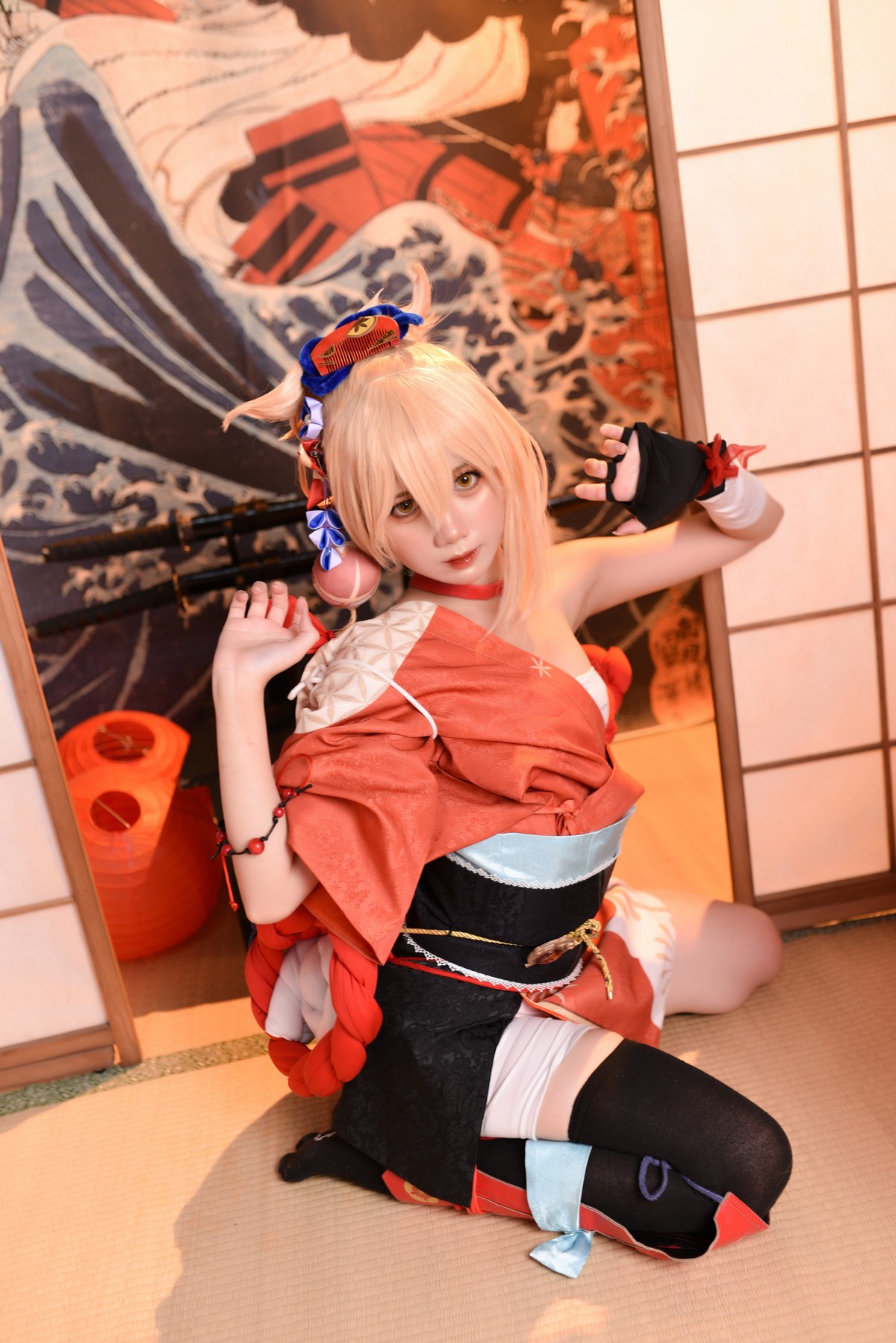 PoppaChan Yoimiya Cosplay (Genshin Impact) HD Photos – 80 Images 270MB插图