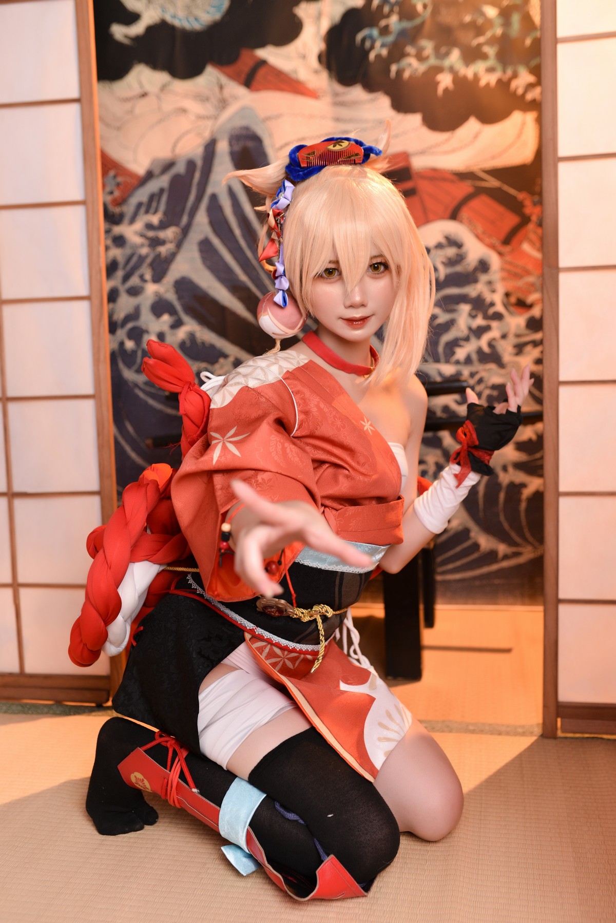 PoppaChan Yoimiya Cosplay (Genshin Impact) HD Photos – 80 Images 270MB插图2