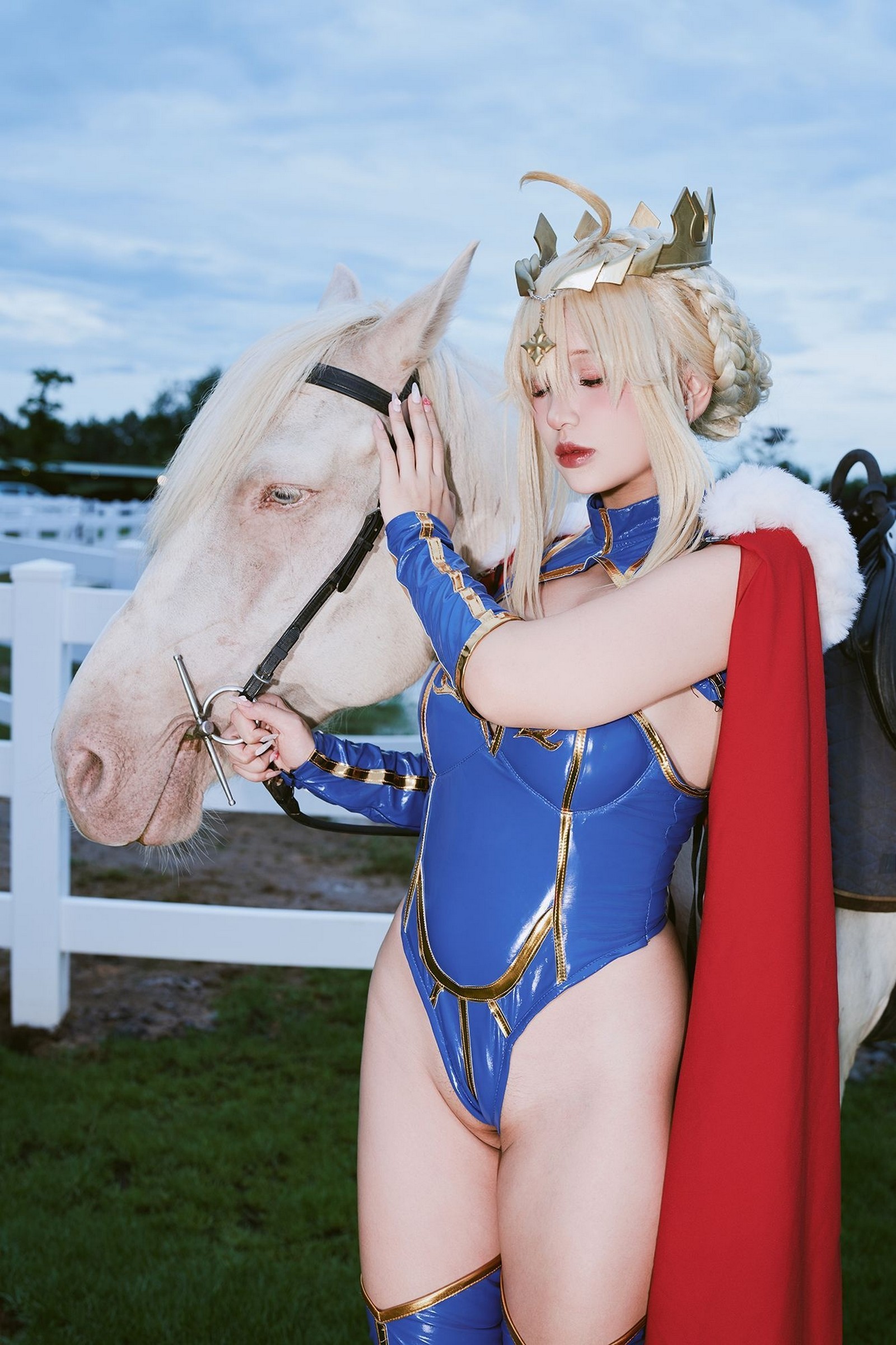 Puy Puy – Artoria Lancer Fate/Grand Order Cosplay 写真+视频（180P+22V-496MB）插图3
