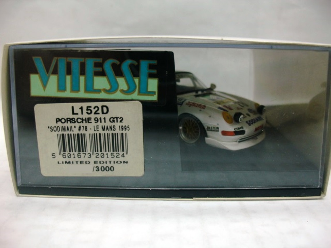 【VITESSE】Porsche 911 GT2 LE MANS #V12 1/43 Vitesse Porsche 911 GT2 from 1997 24 Hours of LeMans