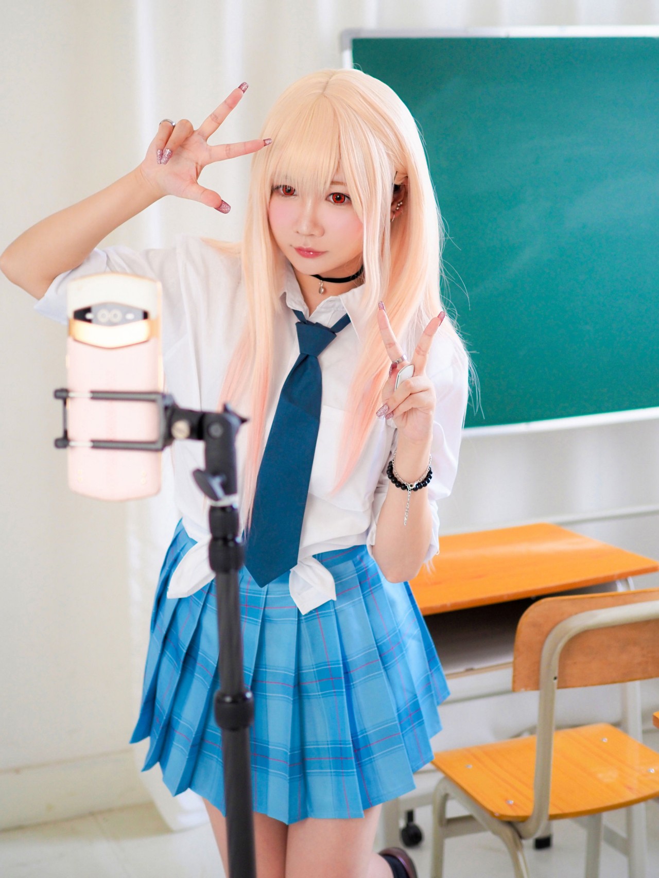 铭铭kizami《 JK水手服》作品写真，元气少女日常插图6