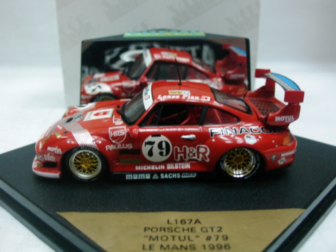 WOW EXTREMELY RARE Porsche 993 911 GT2 #79 Le Mans 1996 1:43