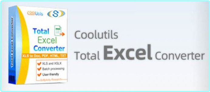 Coolutils Total Excel Converter 7.1.0.100 Repack & Portable by Elchupacabra – (56 MB)