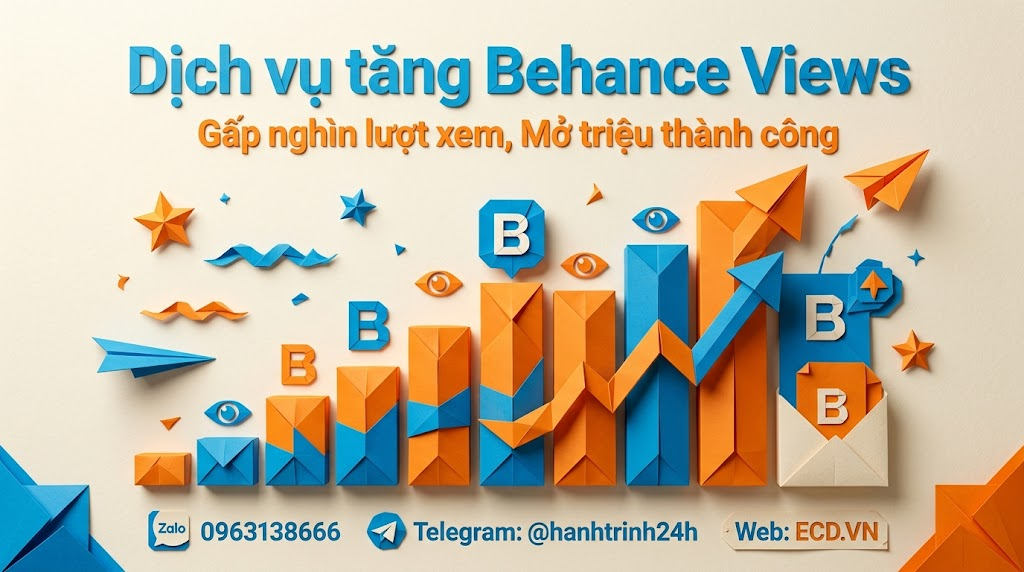tăng behance views nhanh tăng impression