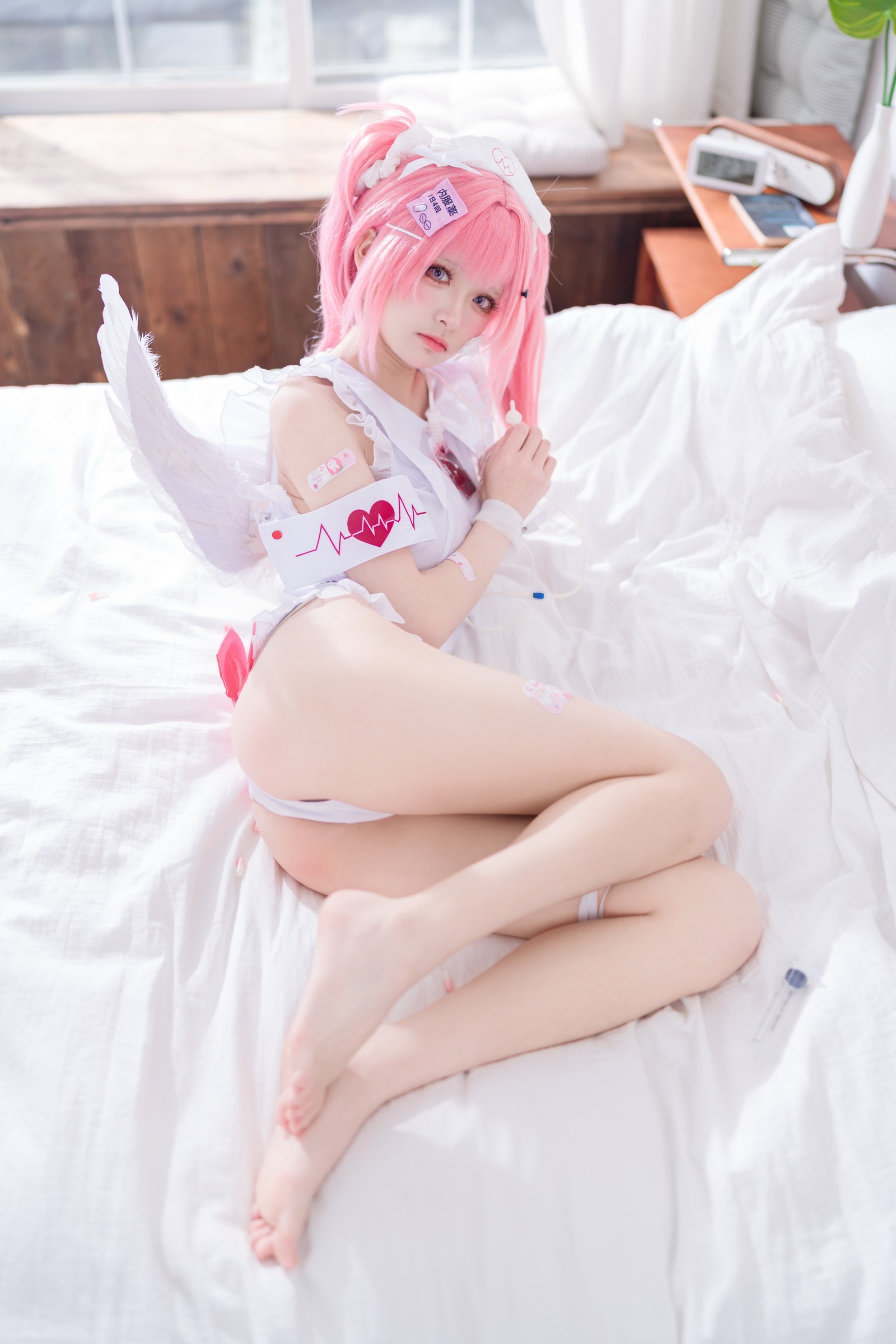 九柒喵 – 小护士针筒 写真合集（48P-139.5M）护士制服 Cos 高清图集插图3