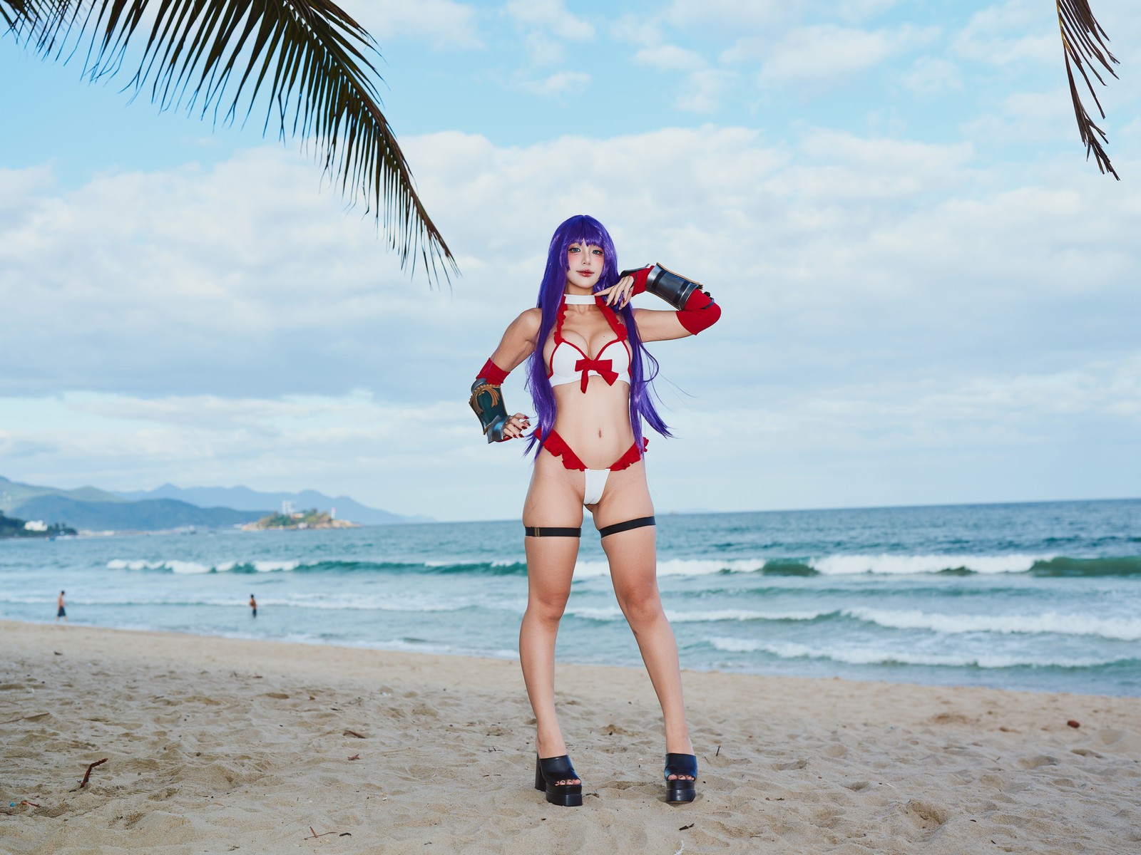 Puy Puy – 玛尔达 Martha Summer Cosplay 写真视频（96P+3V-4.56GB）FGO插图