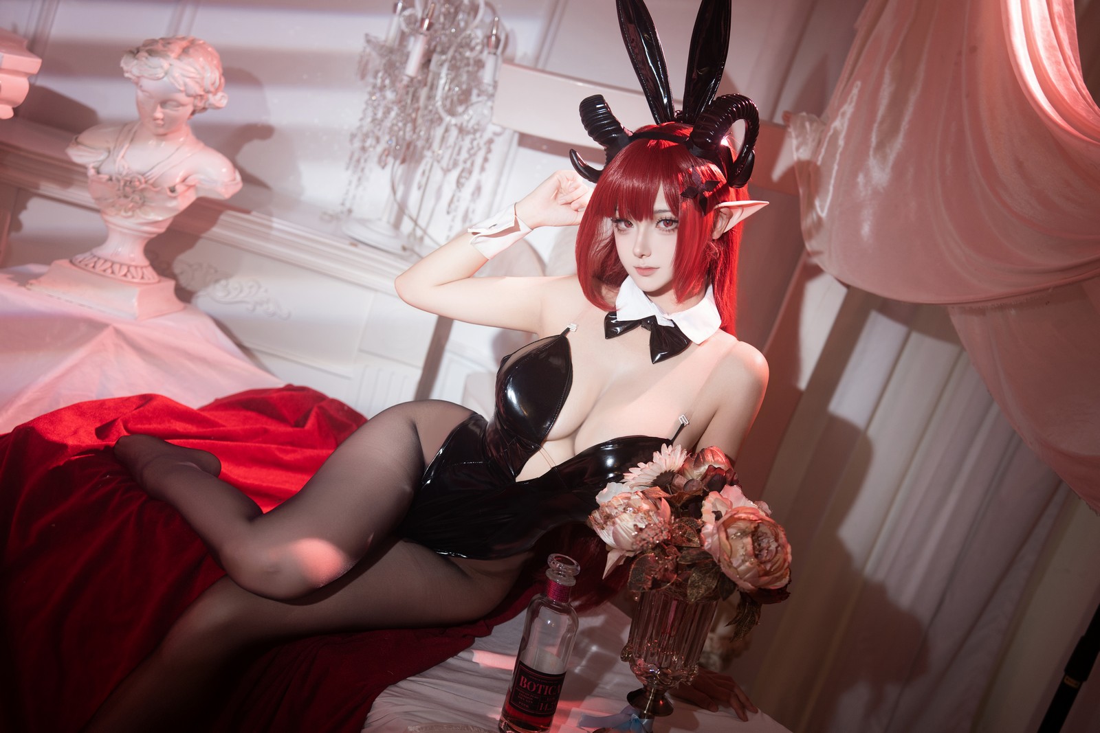 Seya-狮砸 – 25年01月限定 狂三旗袍 Cos 高清写真 2（12P-133.8MB）插图2