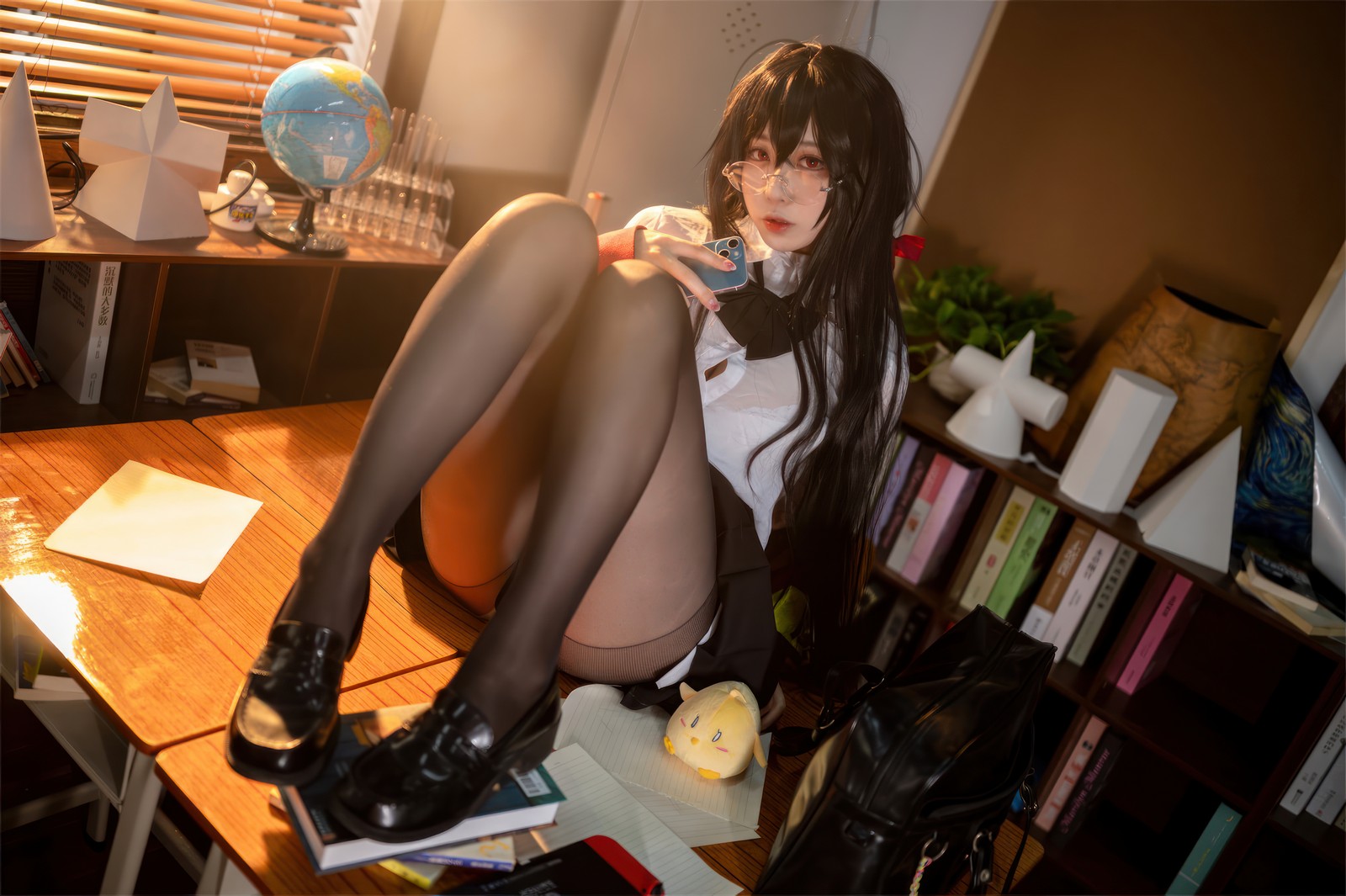 安食Ajiki 碧蓝航线大凤JK写真集 – 动漫COS & 制服美少女 [41P-281.6M]插图7