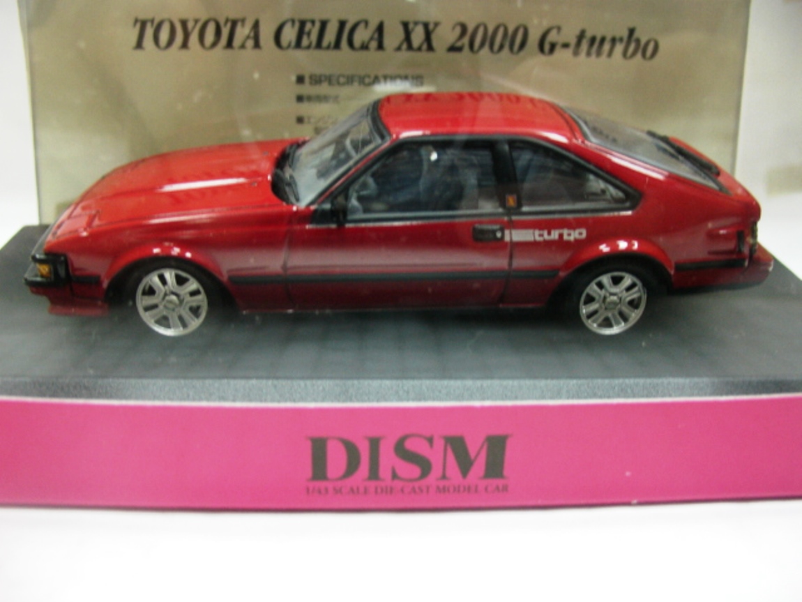 ミニカー DISM Toyota Celica XX 2000 G-turbo 1982 WOW EXTREMELY RARE Toyota Celica XX 2000 G Turbo RHD 1983 Red 1:43