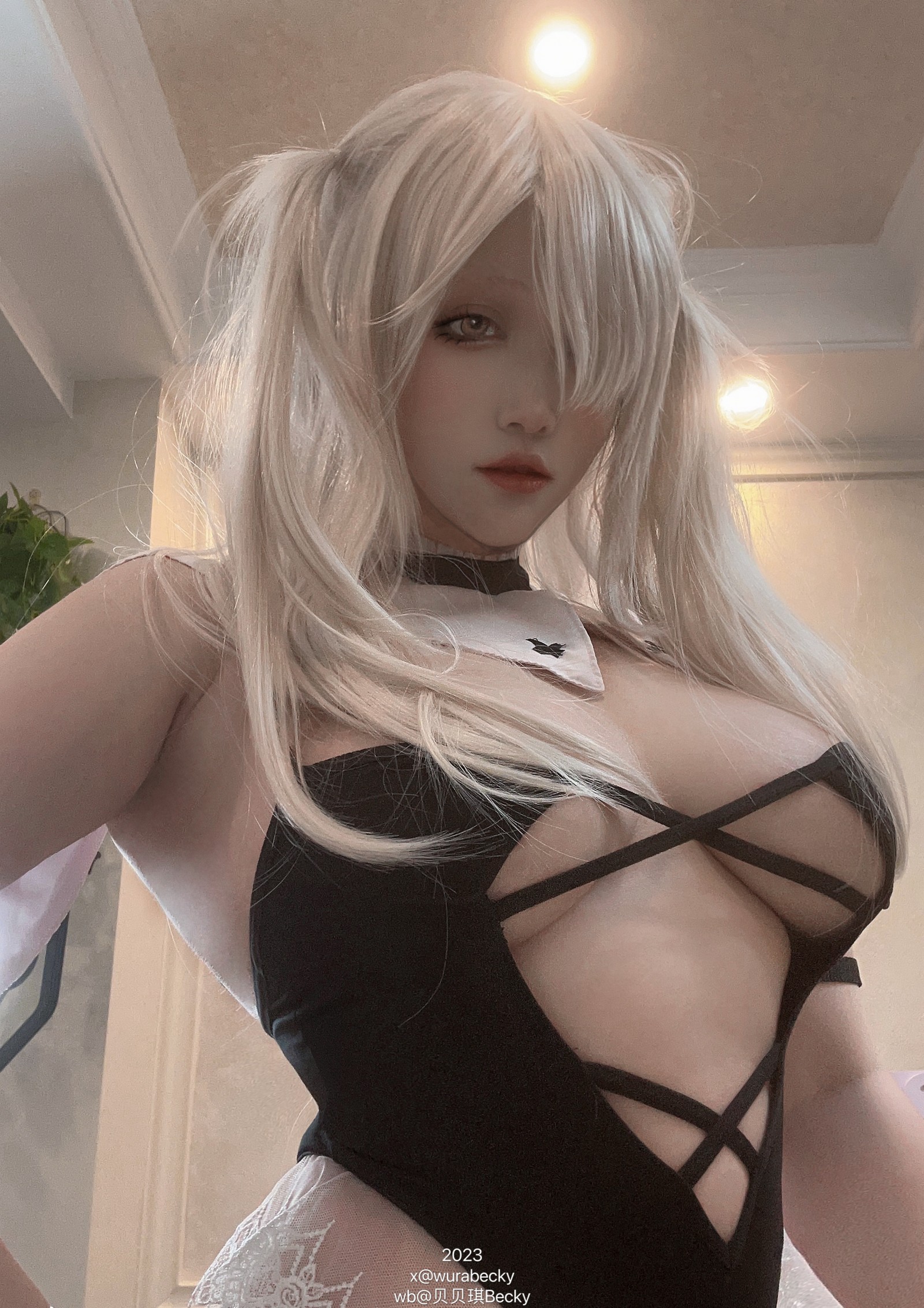 贝贝琪 Becky 血色修女 Cosplay 写真合集｜暗黑风高清摄影（45P｜261MB）插图5