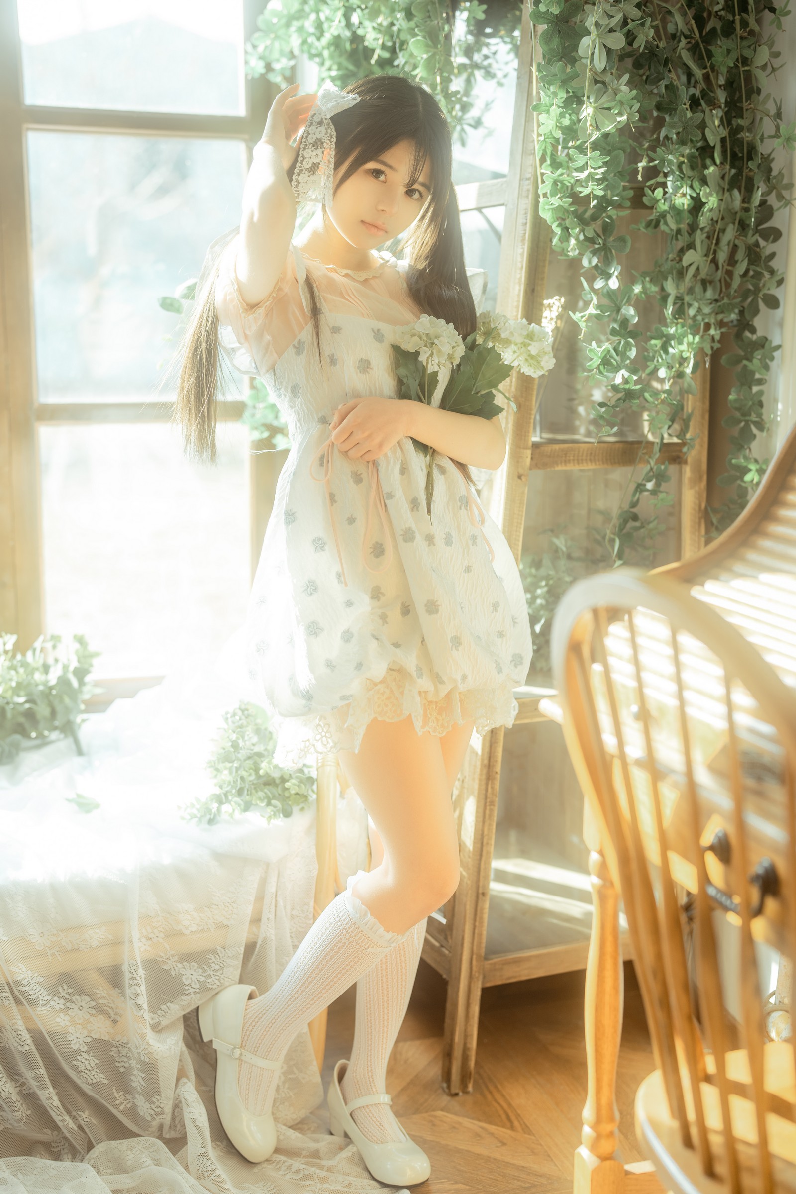 rua阮阮 花房 小裙子 写真图集｜甜系少女私房摄影（54P｜661MB）插图2