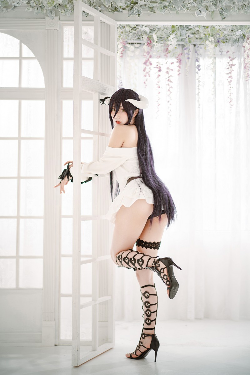切切Celia 雅儿贝德 Albedo Cosplay Overlord 写真 39P插图8