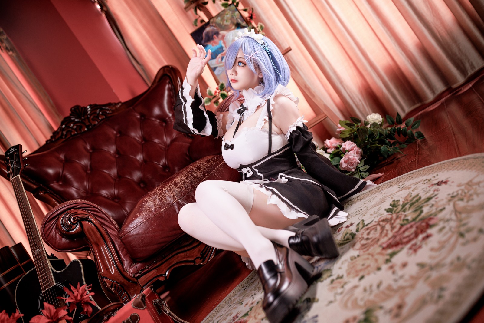 阿雪雪写真雷姆女仆Cosplay高清套图（87P+3V / 1.07G）Re0主题写真插图6