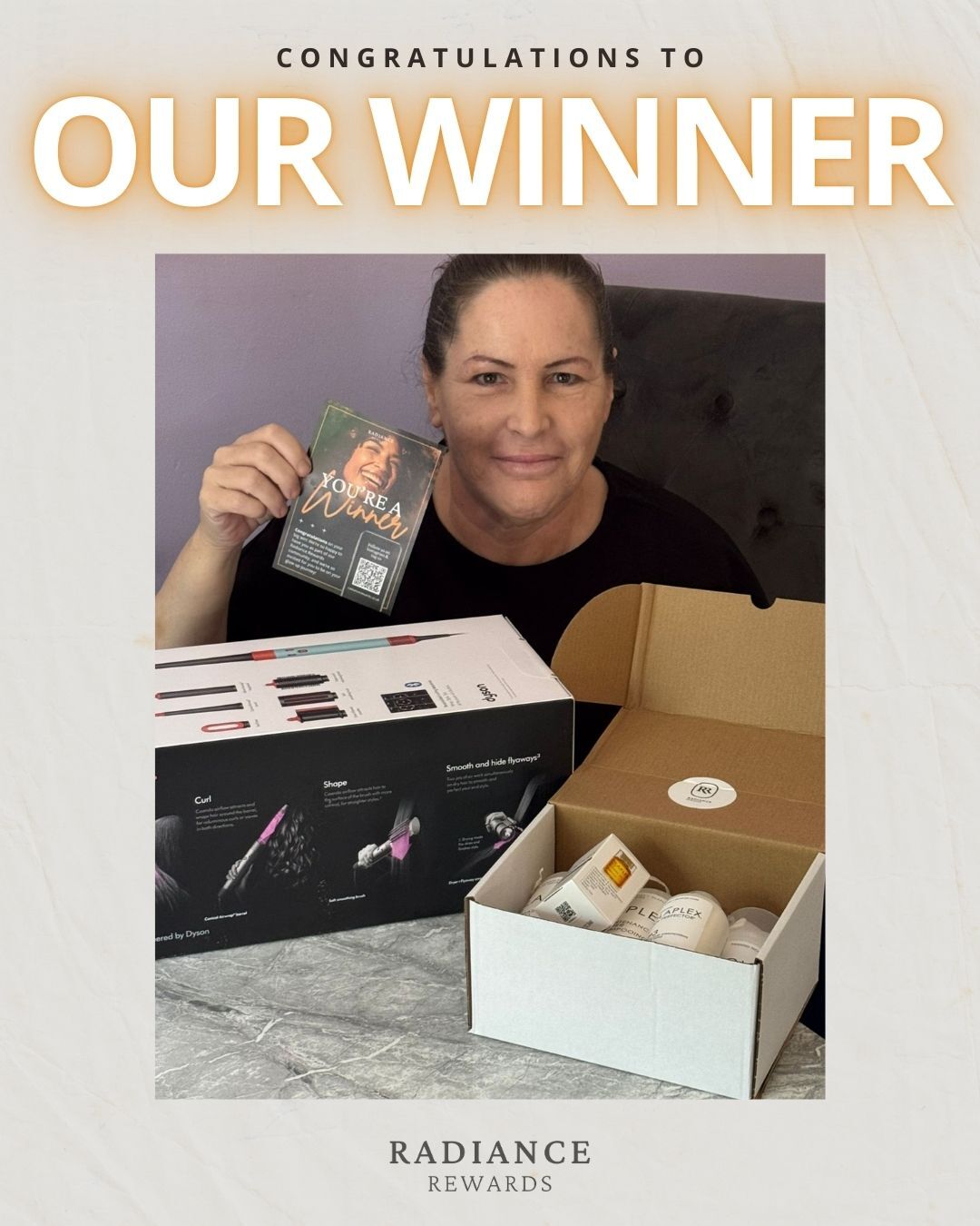 Lucy - Winner of Dyson Airwrap & Olaplex Bundle | 99p Entry