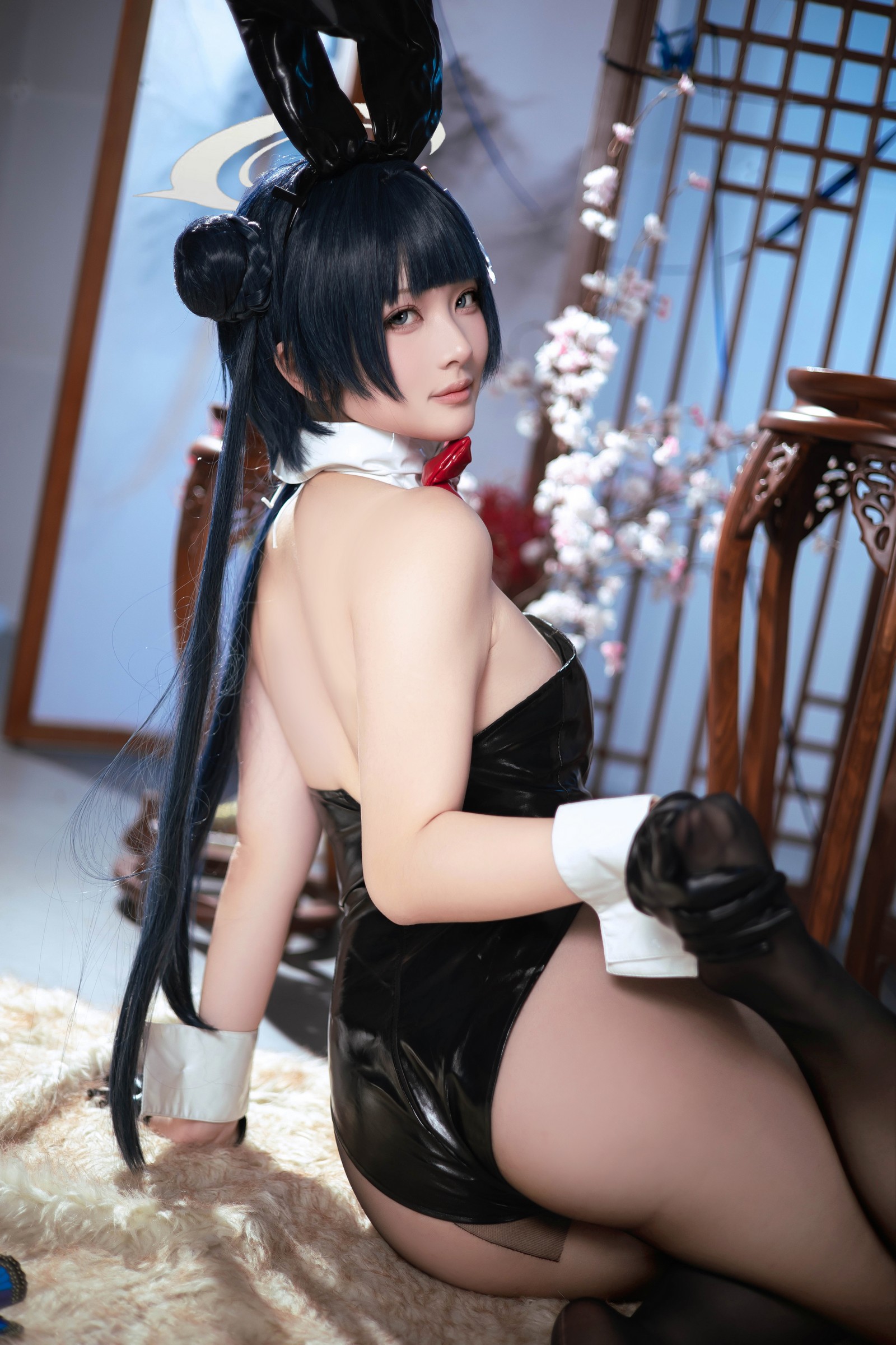 屿鱼 Yuyu 蔚蓝档案 龙华妃咲 兔女郎 Cosplay 写真集（40P｜268MB）插图