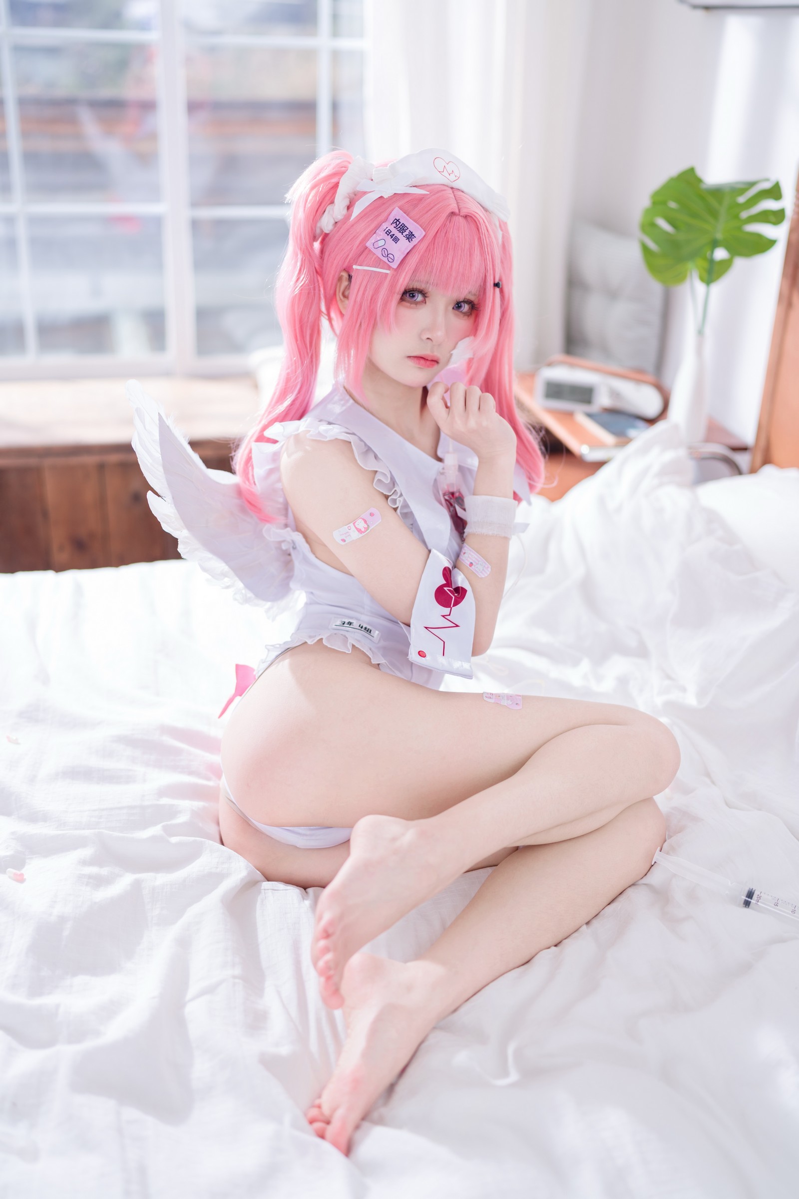 九柒喵 – 小护士针筒 写真合集（48P-139.5M）护士制服 Cos 高清图集插图5