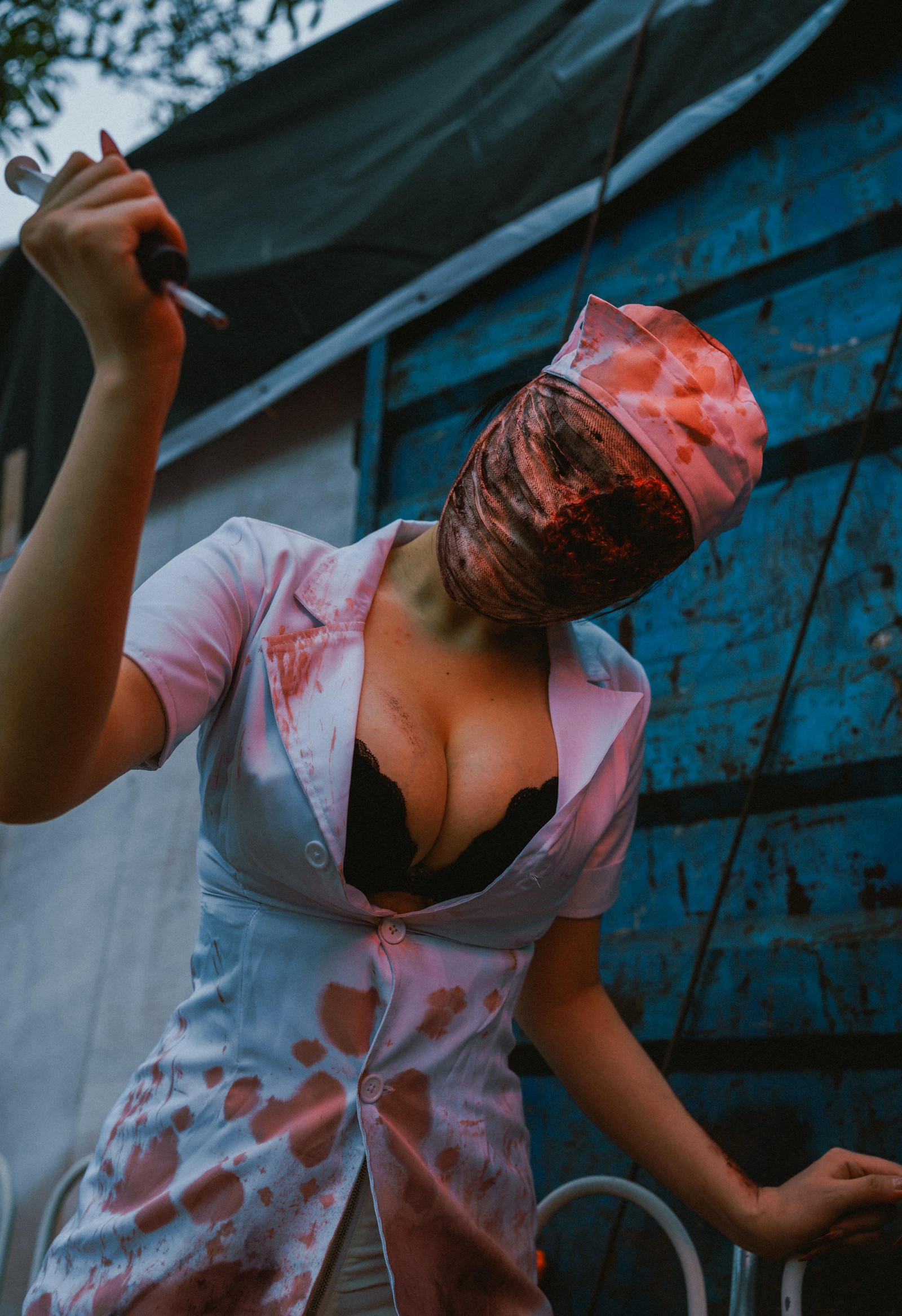 兔胖胖min – 寂静岭 丧尸护士 Cosplay 高清写真集（41P-249MB）恐怖题材插图1